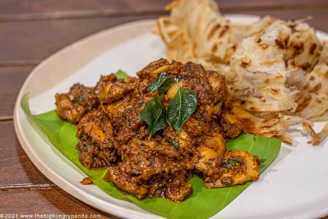 Wild Mushroom Chettinad & Malabar Paratha